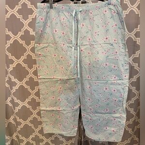 Cacique Lane Bryant lightweight cotton Floral Pajama Pants size 22/24